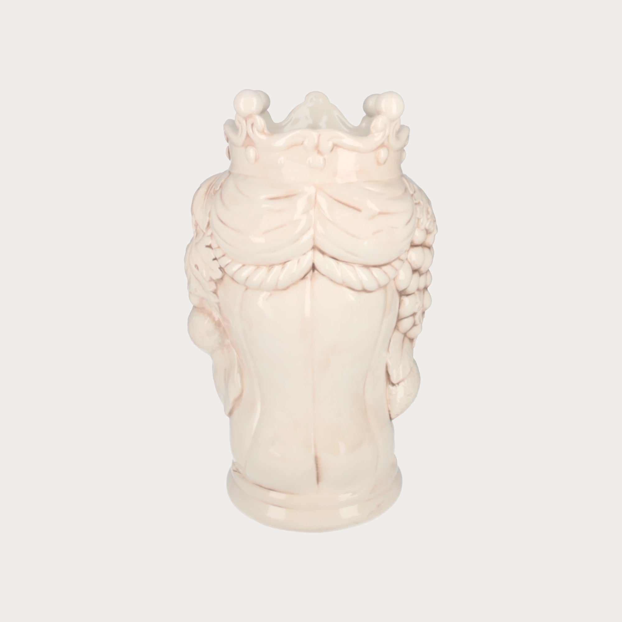 Moor's Head Vase in Antique Ceramic - Made in Italy, 38 cm high