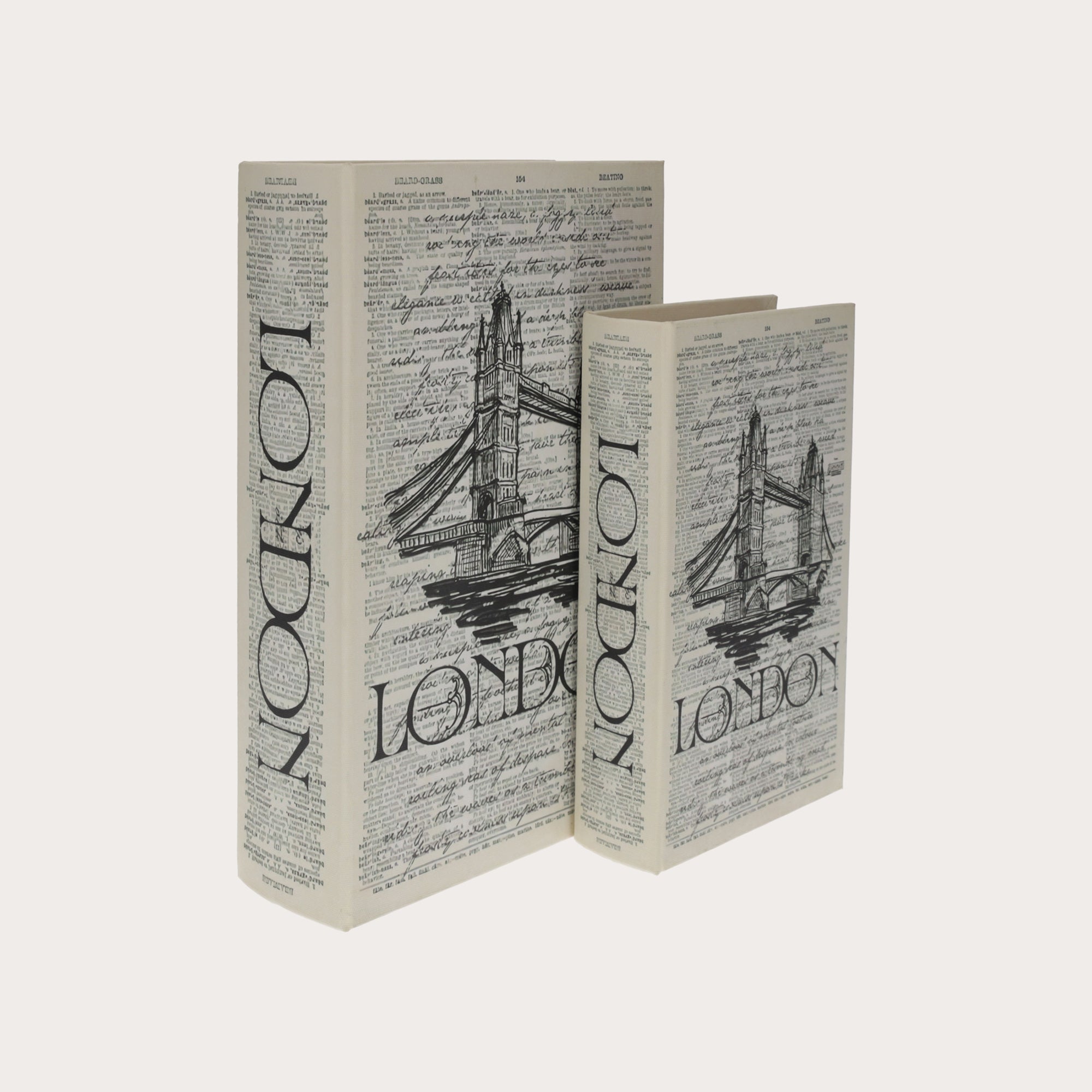 Scatola Libro Decorativa "London"