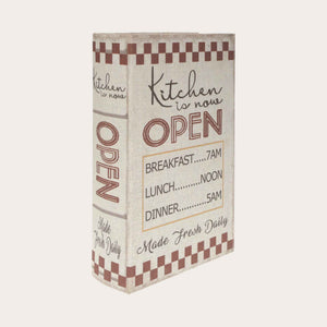 Scatola Libro Decorativa "Kitchen"