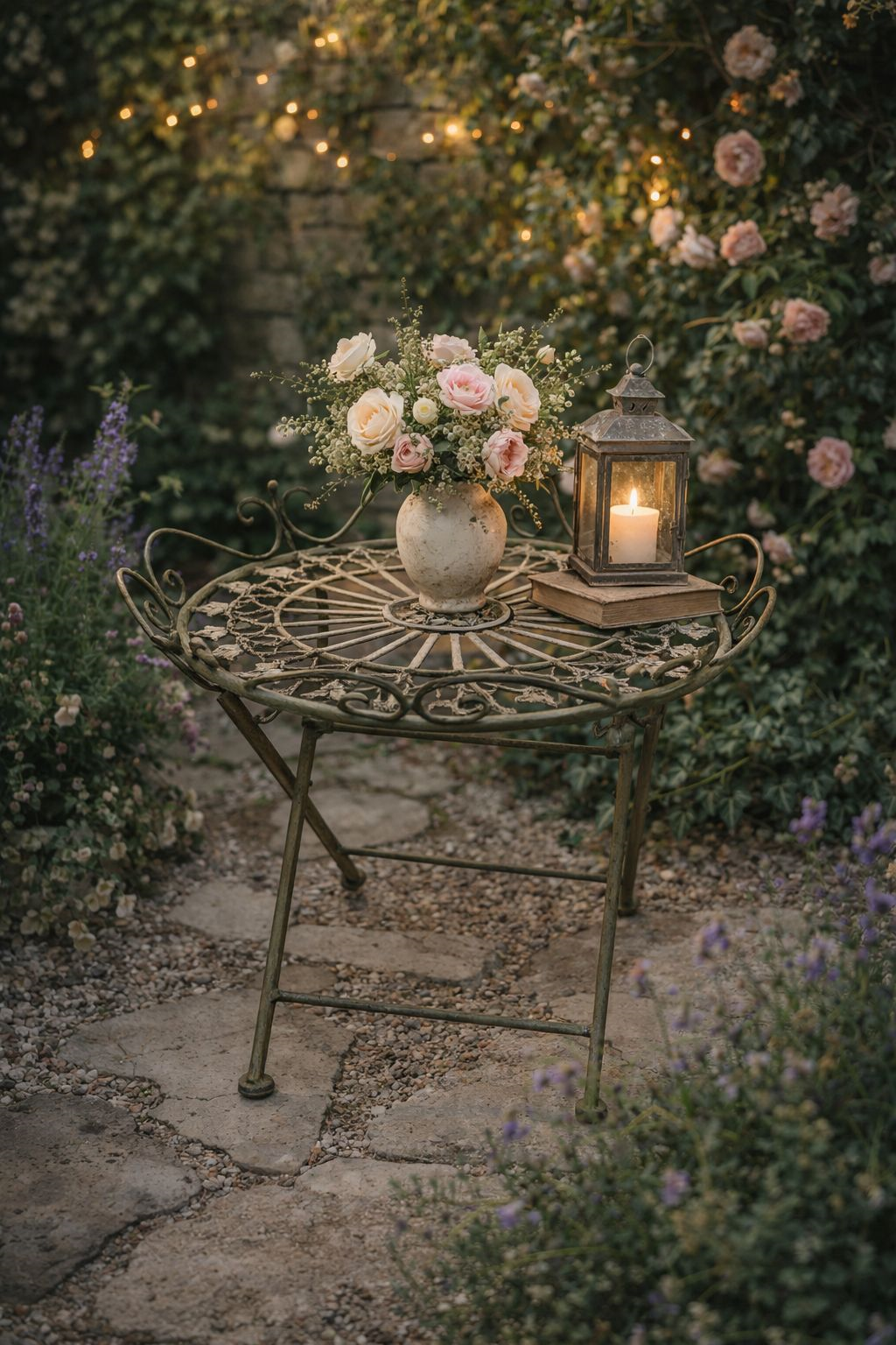 Tavolino da Caffè in Ferro Verde – Design Elegante e Versatile diametro cm 60