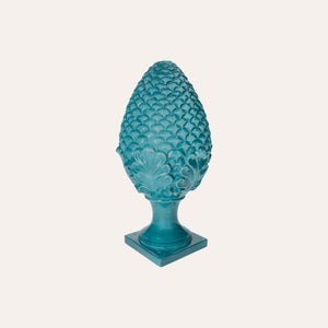 Pigna in Ceramica Color Petrolio - H. 50cm
