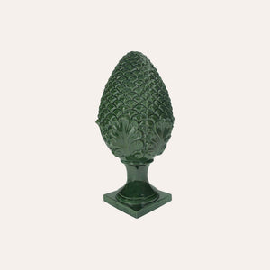 Pigna in Ceramica Verde - H. 50cm