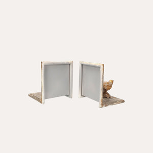 Fermalibri Uccelli Shabby Chic in Ferro 26x16 cm - KeyHome Store