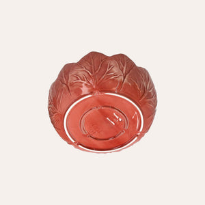 Insalatiera Radicchio Grande in Ceramica Rosa Ø.30x10 cm