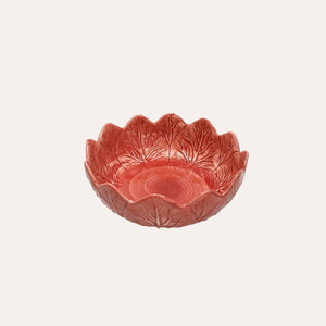 Insalatiera Radicchio Media in Ceramica Rosa Ø. 22x7 cm