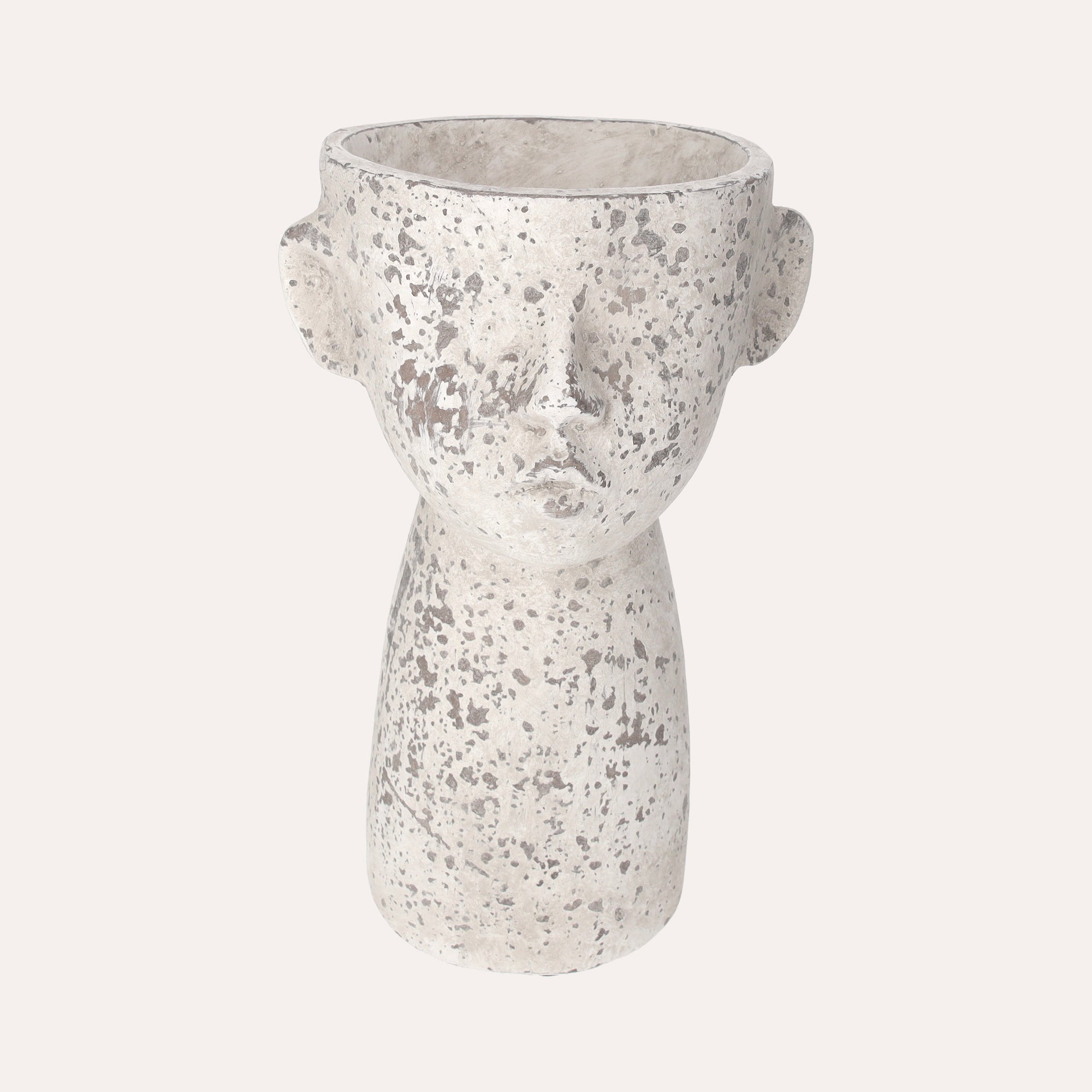 Vaso Testa in Resina Resistente