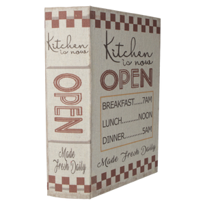 Scatola Libro Decorativa "Kitchen"