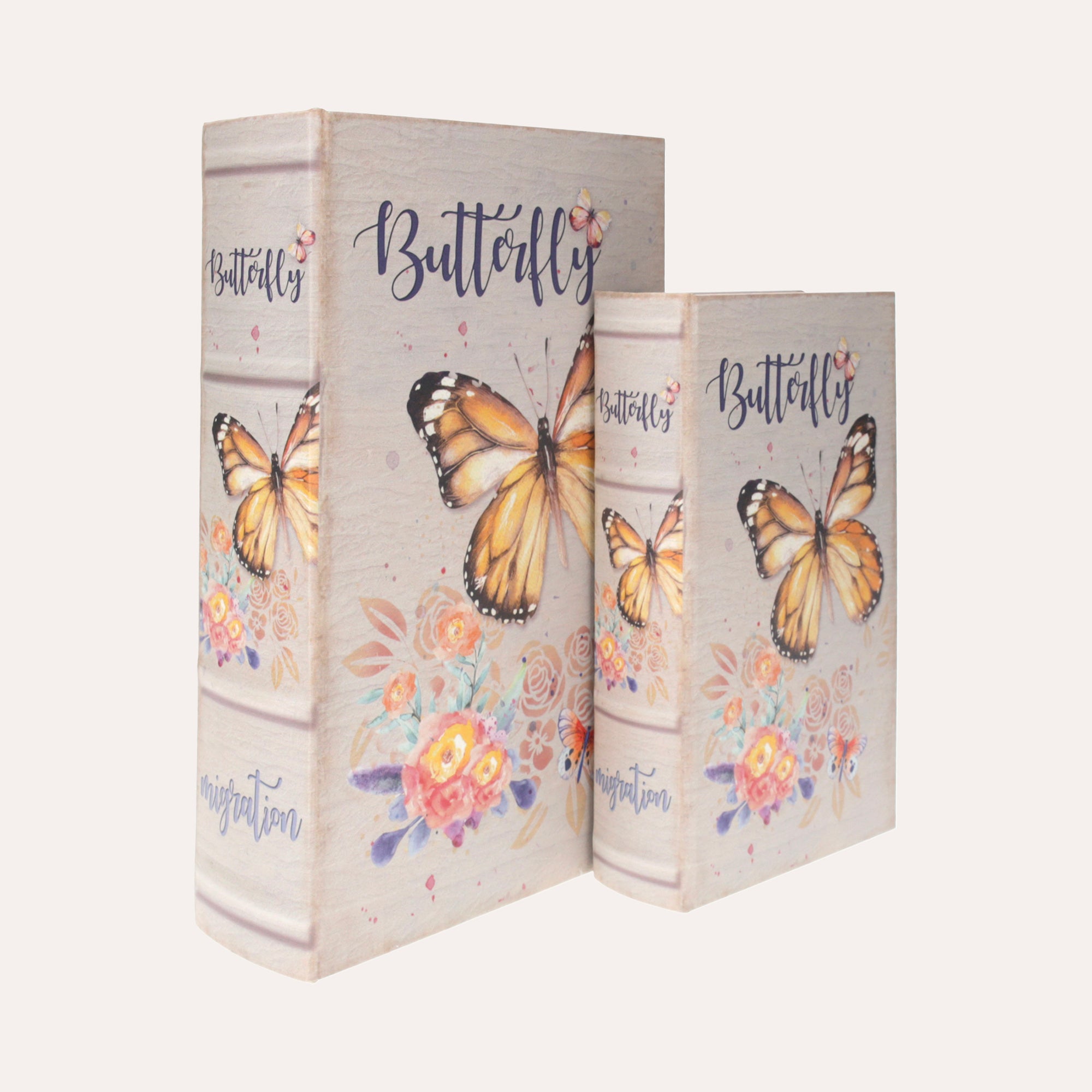 Coppia Di Scatole Butterfly