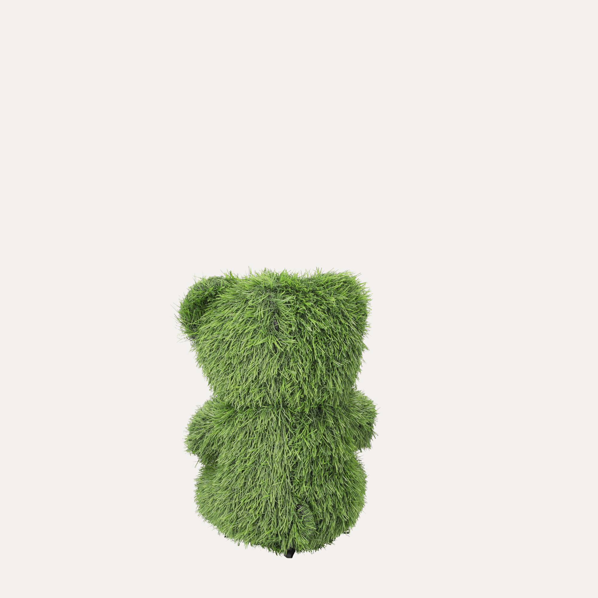 Orso verde in erba sintetica H.40x28x25 cm – Decorazione da Giardino