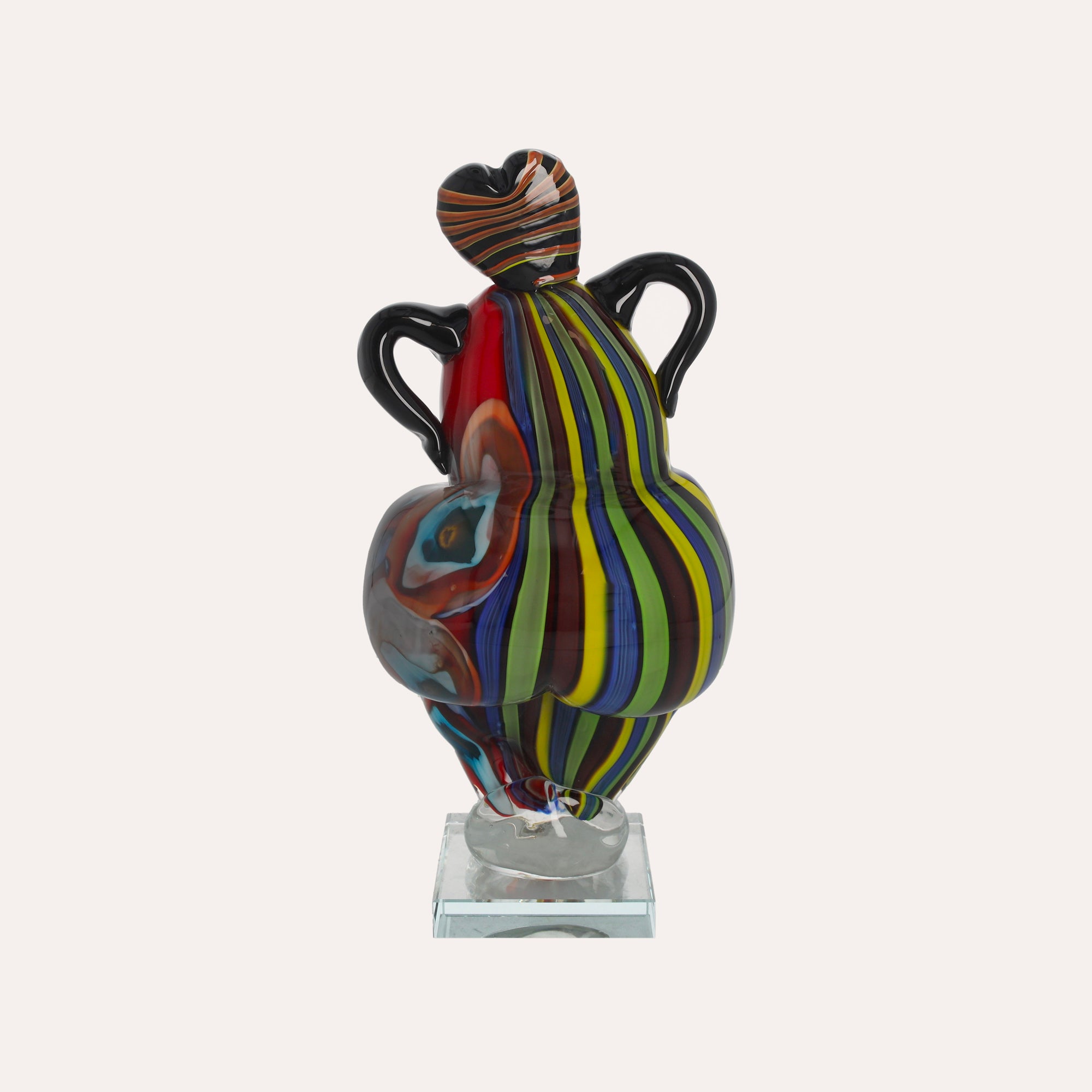 Decorative Glass Woman (35x16 cm) - Multicolored