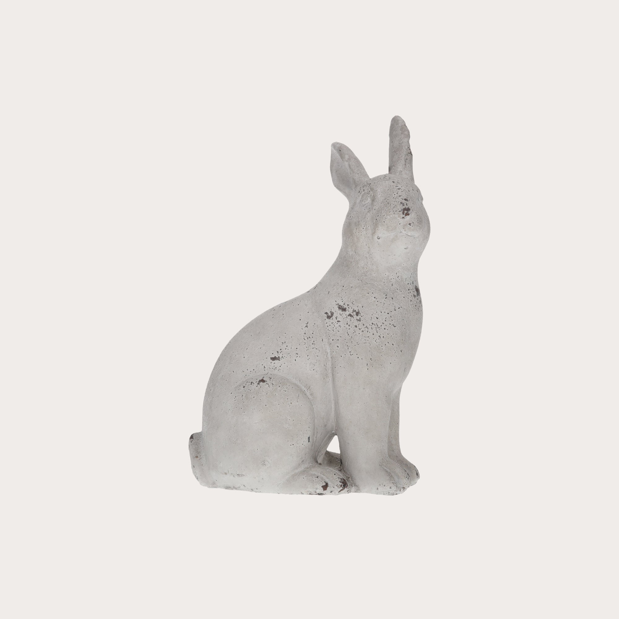 Decorative White Graniglia Rabbit – Elegant Easter Decor and Compositions
