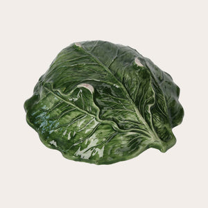 Fruttiera in Ceramica a Forma di Verza – Dipinta a Mano Made in Italy