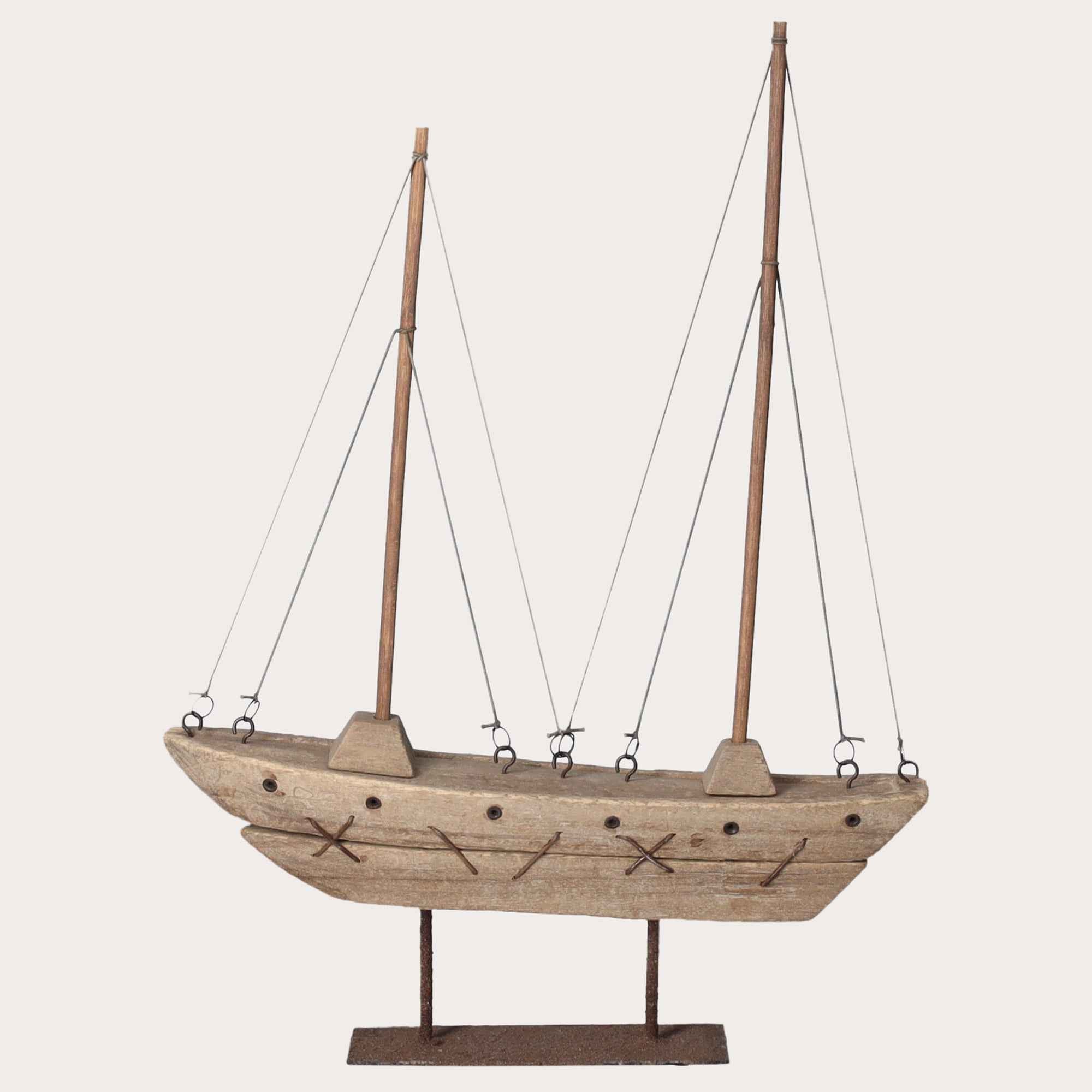 Miniatura di Peschereccio in Legno e Ferro
