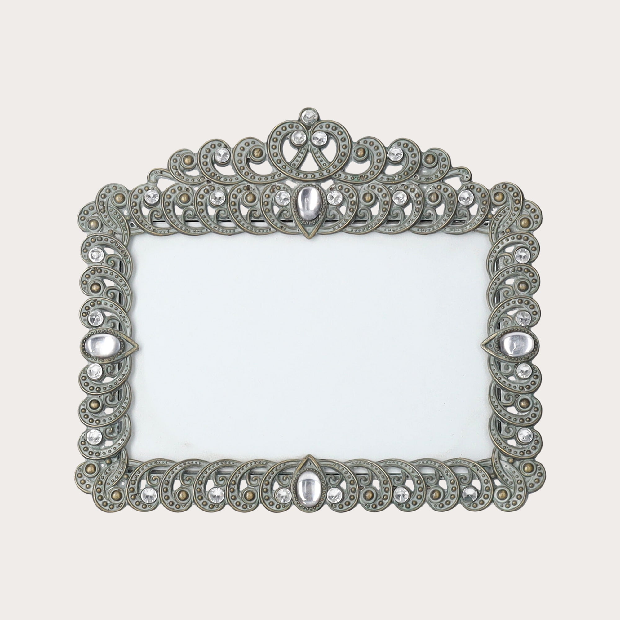 Cornice portafoto in Metallo con gemme