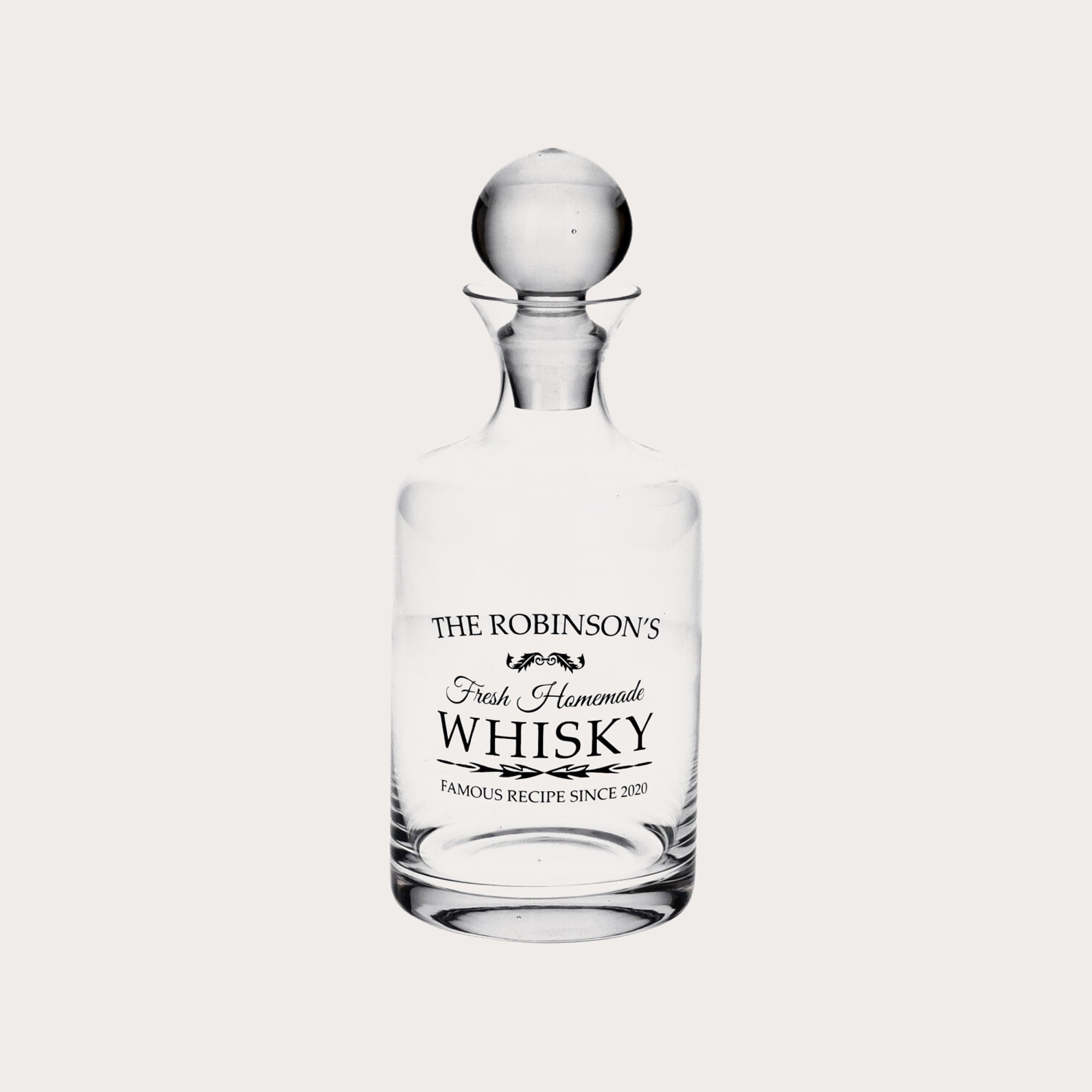 Elegant Container Bottle with Boule Cap