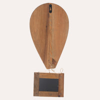 Mongolfiera Decorativa con Portafoto in legno riciclato