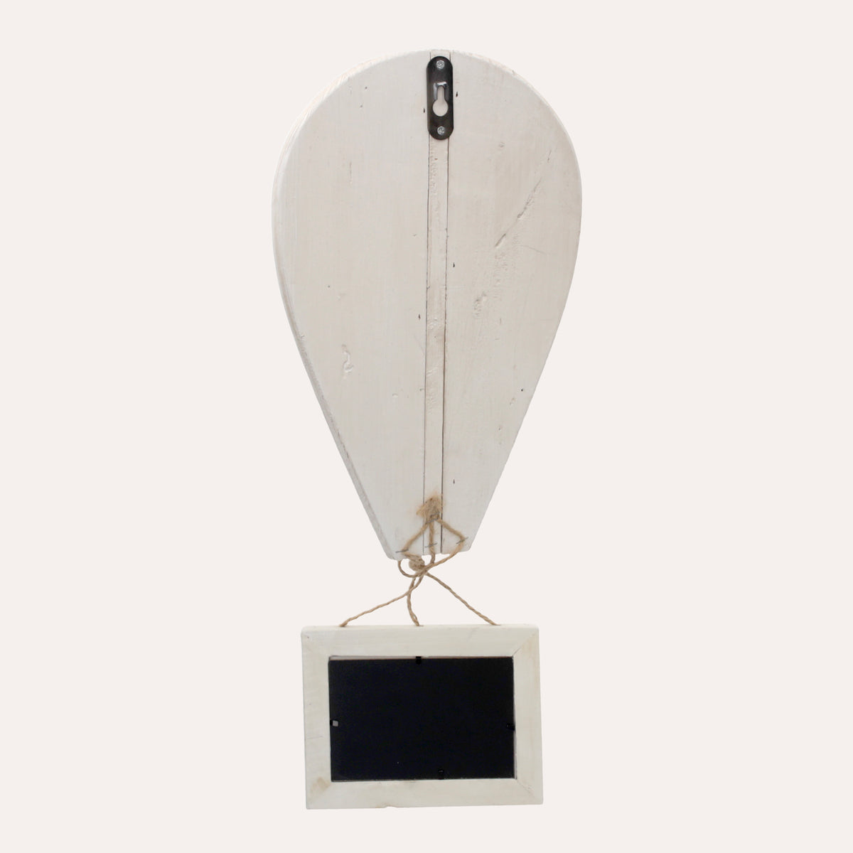 Decorazione da Muro Mongolfiera Moderna in Legno Riciclato – Stile Eco Design