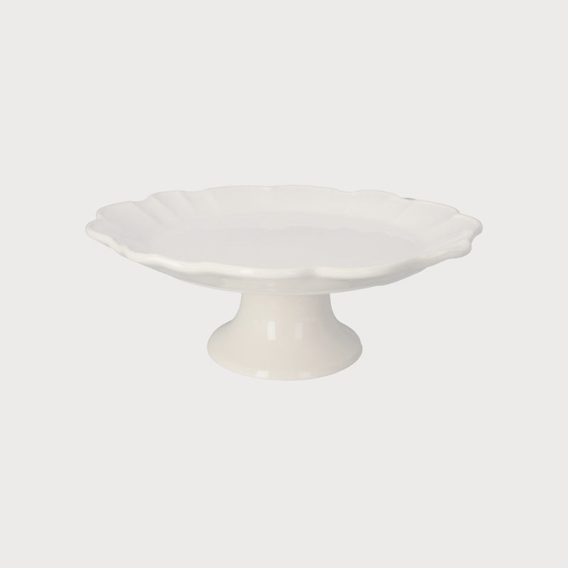 Alzata Bianca in Ceramica 32 cm – Piatto da Portata Elegante