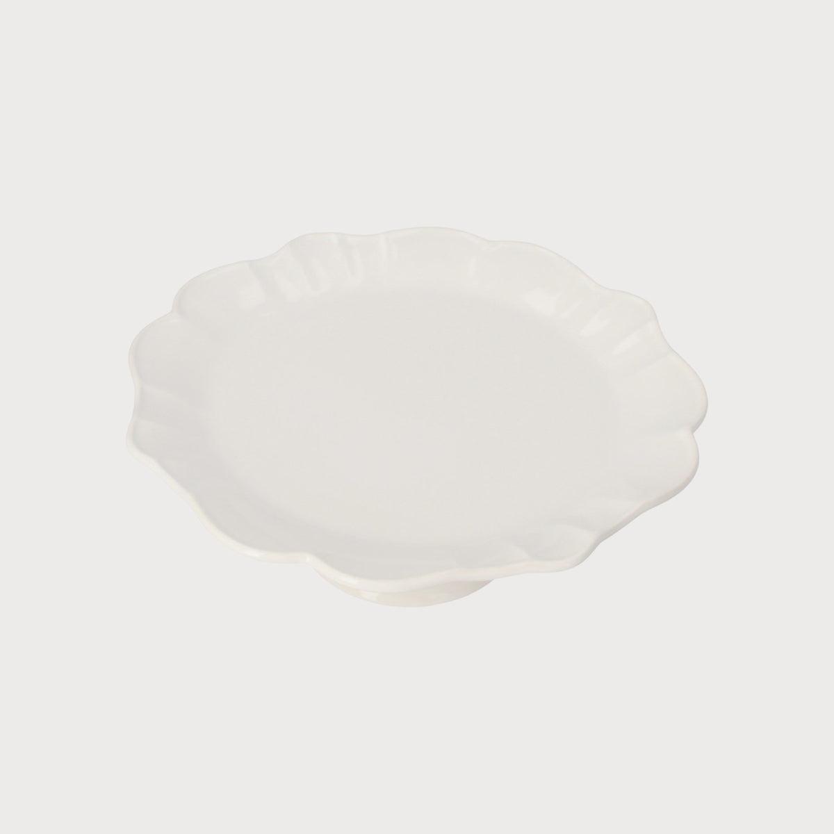 Alzata Bianca in Ceramica 32 cm – Piatto da Portata Elegante
