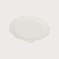 Alzata Bianca in Ceramica 32 cm – Piatto da Portata Elegante
