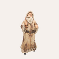 Babbo Natale con Sacco dei Doni Beige H.50x24x20 cm