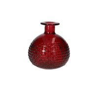 Set di Boccette Tonde in Vetro di Riciclo Colorate