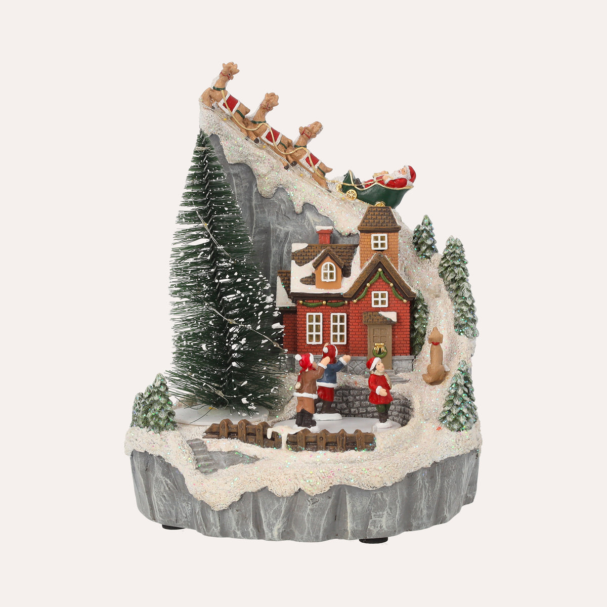 Giostrina di Montagna Natalizia – H 26 x L 20 x P 18 cm