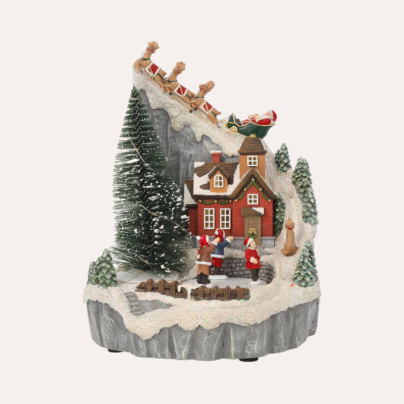 Giostrina di Montagna Natalizia – H 26 x L 20 x P 18 cm