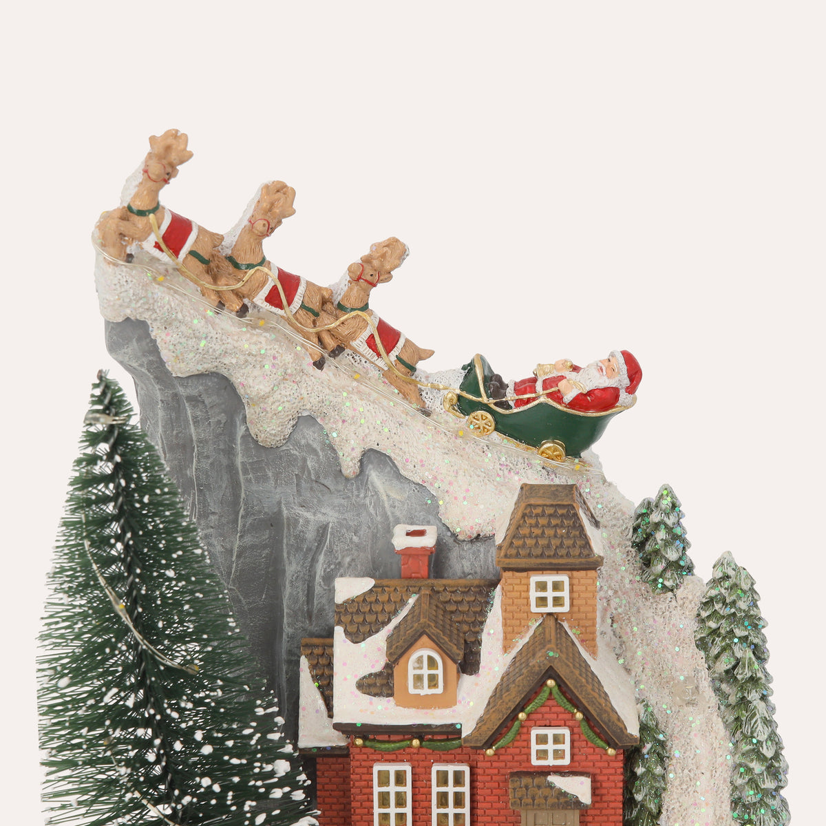 Giostrina di Montagna Natalizia – H 26 x L 20 x P 18 cm
