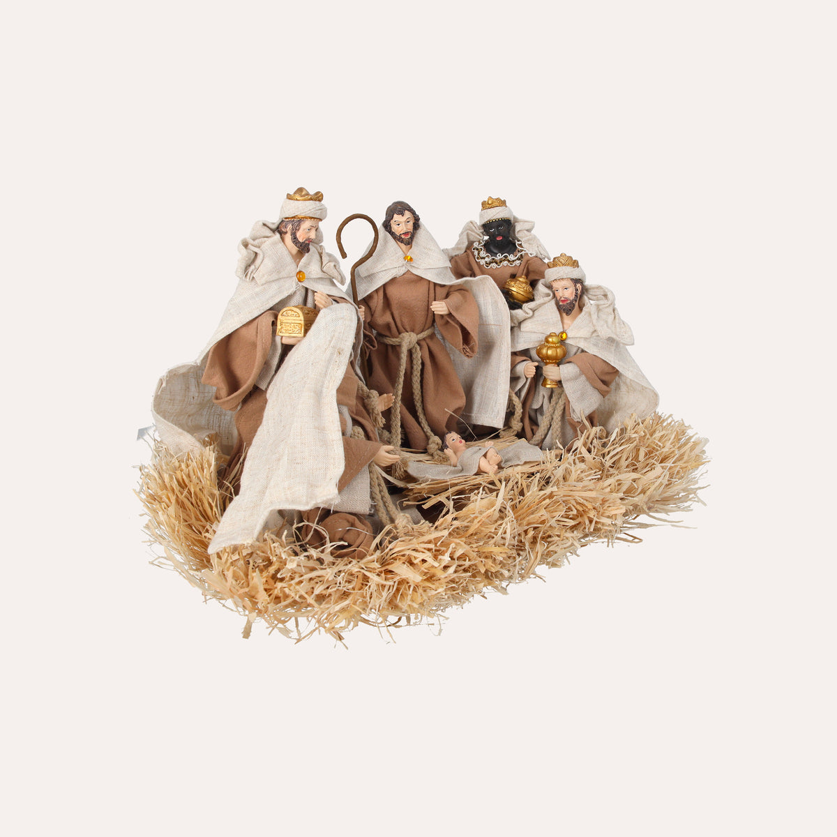 Natività con LED in Resina – H 25 x L 43 x P 30 cm