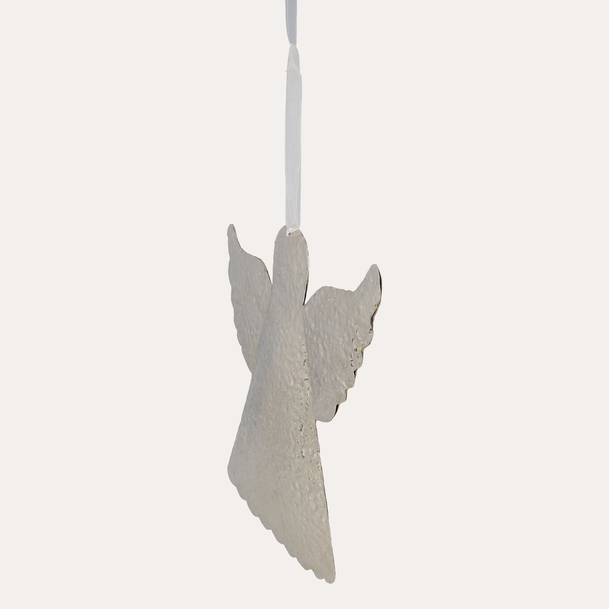 Decorazione natalizia a forma di Angelo, realizzato in Metallo