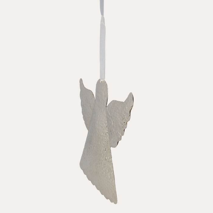 Decorazione natalizia a forma di Angelo, realizzato in Metallo