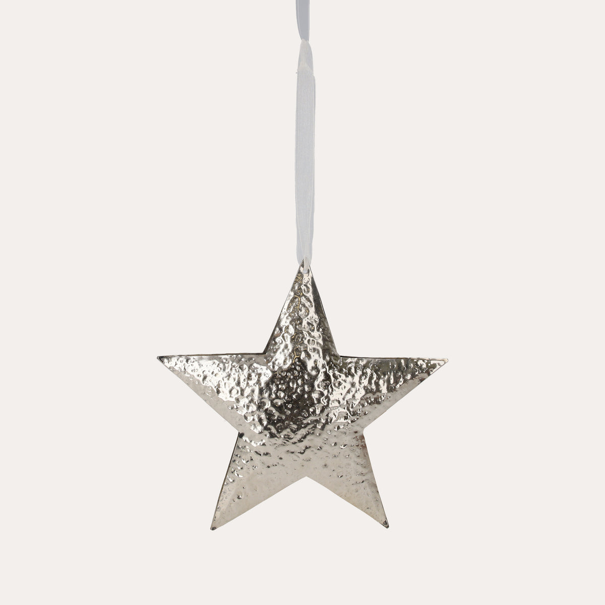 Decorazione Natalizia a Forma di Stella, realizzato in metallo