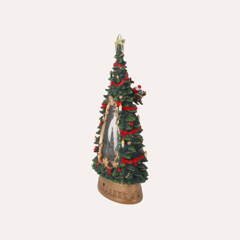 Albero di Natale Carillon con Luci – H 36 x L 18 x P 11 cm