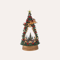 Albero di Natale Carillon con Luci – H 36 x L 18 x P 11 cm
