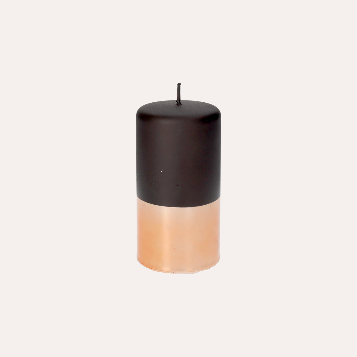 Candela Nera con Bordo Dorato, Elegante e Versatile