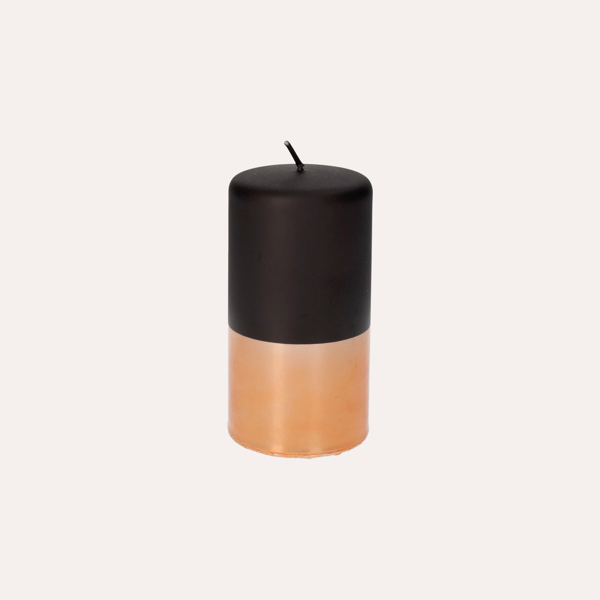 Candela Nera con Bordo Dorato, Elegante e Versatile