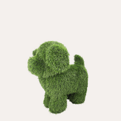 Cane Verde Medio in Erba Sintetica H.50x50x25 cm – Decorazione da Giardino