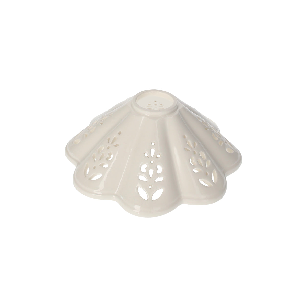 Paralume in Ceramica Traforata Ø22 cm – Stile Artigianale Made in Italy