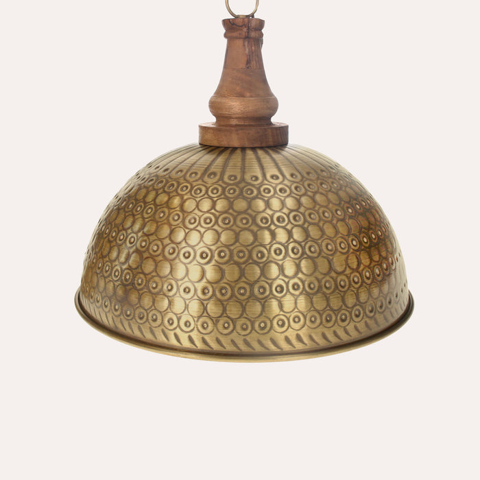 Lampadario in Metallo Oro Stile Industriale da Soggiorno