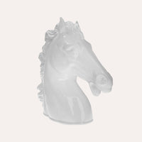 Testa di Cavallo Decorativa in Ceramica Bianca – Eleganza Artigianale Made in Italy