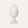 Piña de Pino de Cerámica Blanca H. 50 cm