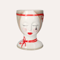 Vaso Testa Naif in Ceramica
