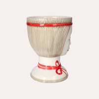 Vaso Testa Naif in Ceramica