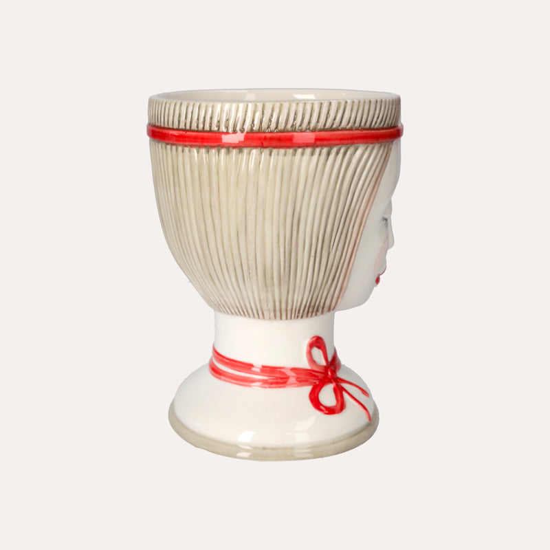 Vaso Testa Naif in Ceramica