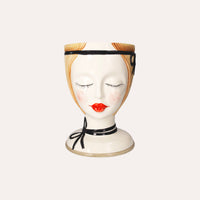Vaso Testa Naif in Ceramica