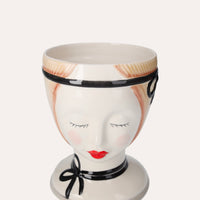Vaso Testa Naif in Ceramica