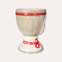 Vaso Testa Naif in Ceramica
