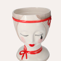 Vaso Testa Naif in Ceramica