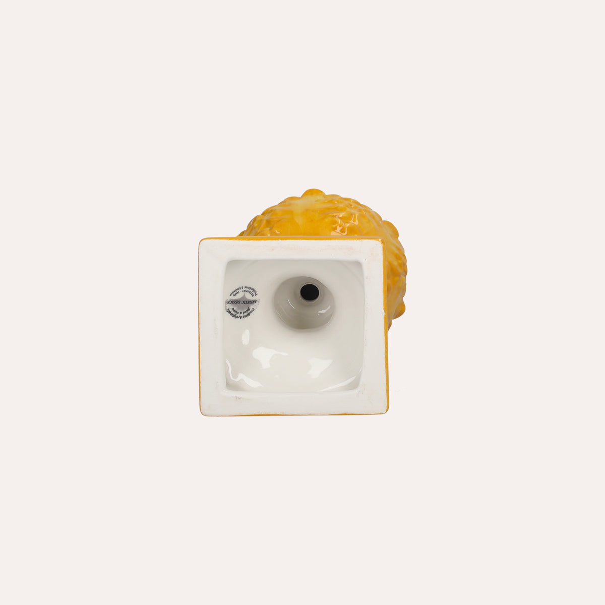 Pigna in Ceramica di Bassano Gialla – H 35 cm